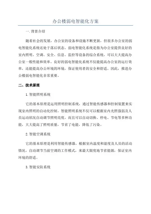 办公楼弱电智能化方案