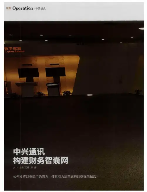 中兴通讯：构建财务智囊网