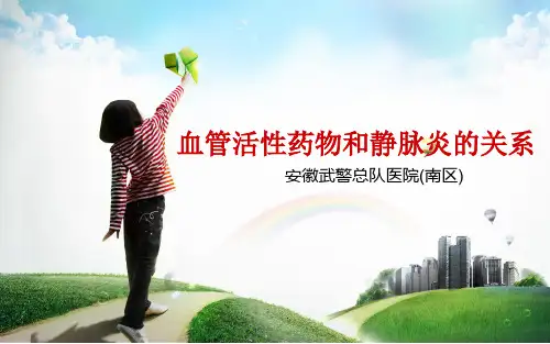 血管活性药物与静脉炎的关系