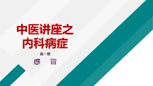 中医内科第一节感冒