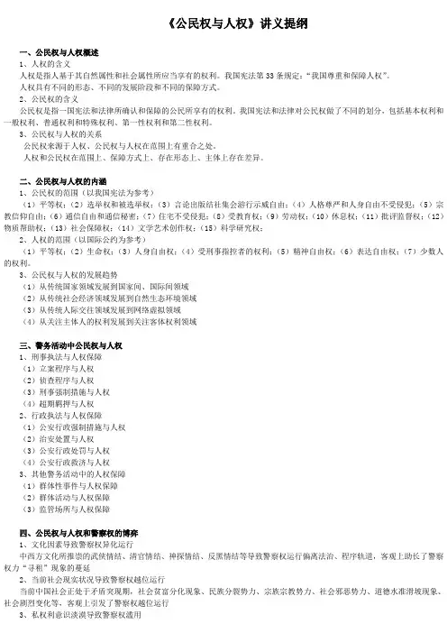 公民权与人权