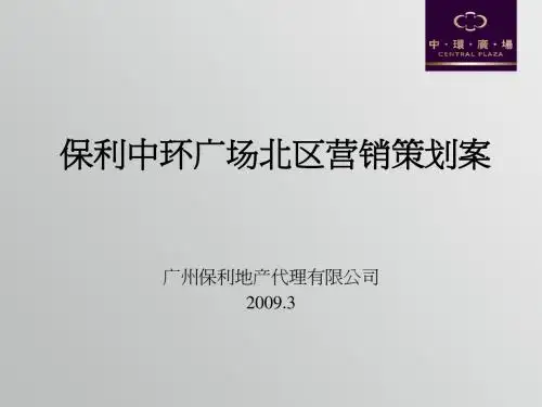 保利中环广场北区营销策划案