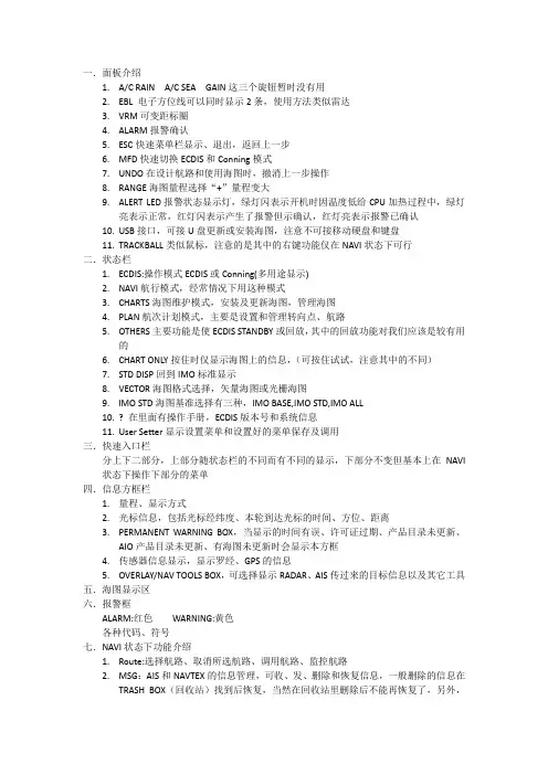 ECDIS操作培训