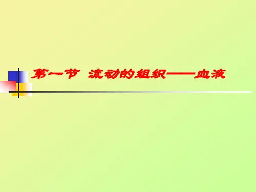 流动的组织PPT教学课件