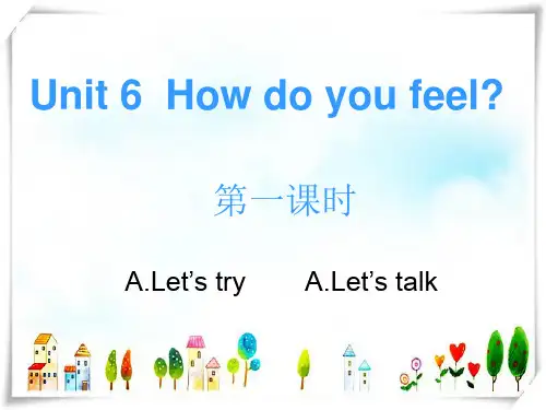 人教版PEP英语六年级上册Unit6 PartA let talk第一课时-课件
