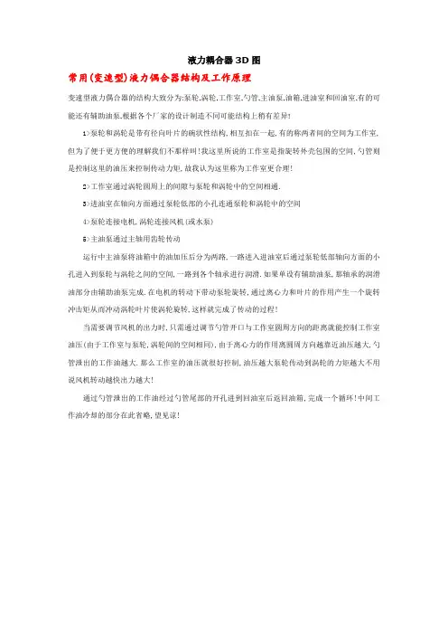 液力耦合器3D图