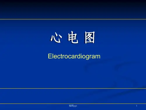 小儿心电图讲课