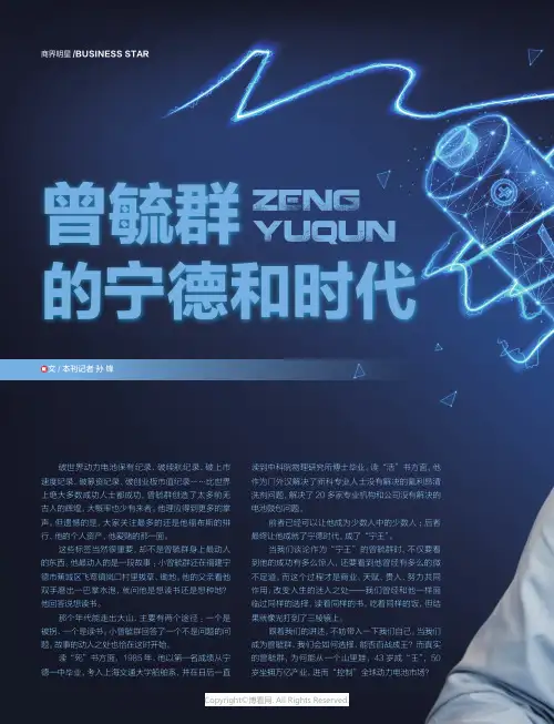 曾毓群的宁德和时代