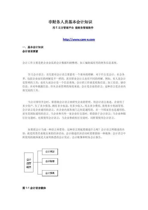 非财务人员的基本会计知识
