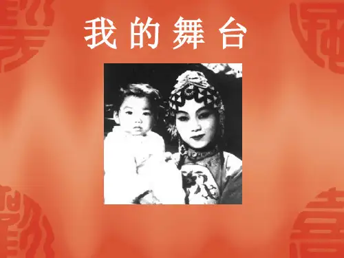 《我的舞台》课件