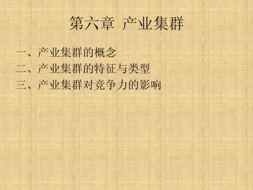 产业集群