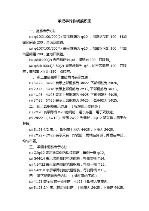 手把手教你钢筋识图