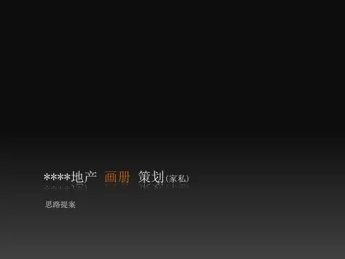 XXXX公司画册提案