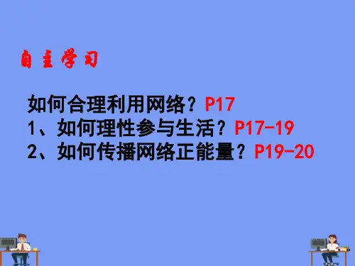 合理利用网络课件(20张)完美版PPT