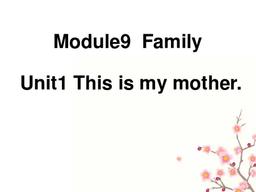《This is my mother》PPT课件