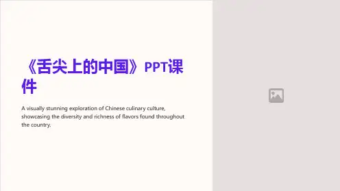 《舌尖上的中国》课件