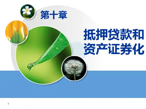 第十章-抵押贷款和资产证券化(金融市场学-人民银行-杜金富)PPT课件