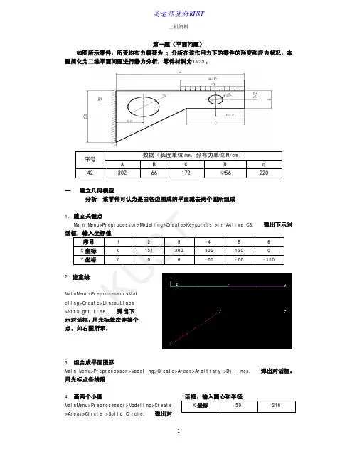 ANSYS有限元_机械零件_CAD分析