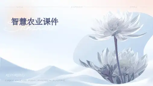 智慧农业课件ppt