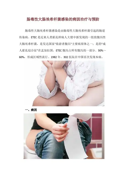 肠毒性大肠埃希杆菌感染的病因治疗与预防