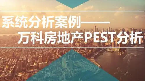 系统工程——万科房地产PEST分析
