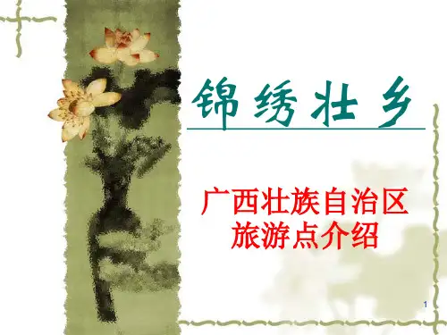 广西旅游专题PPT课件