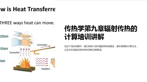 传热学第九章辐射传热的计算培训讲解