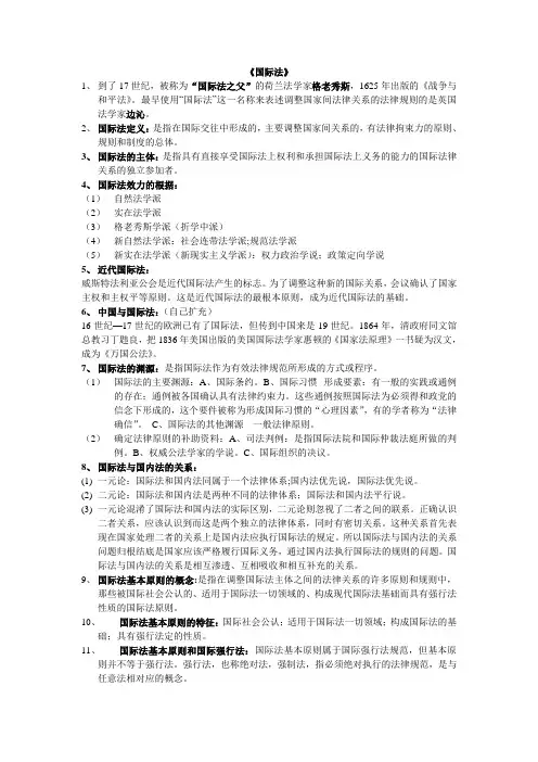 《国际法》