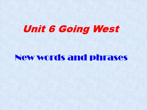 高三英语上学期unit-6-words-and-phrases