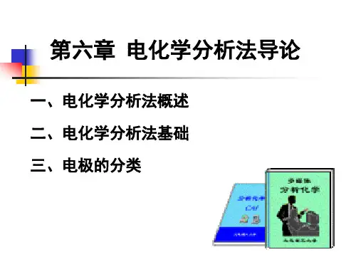 第6章-电化学分析法导论