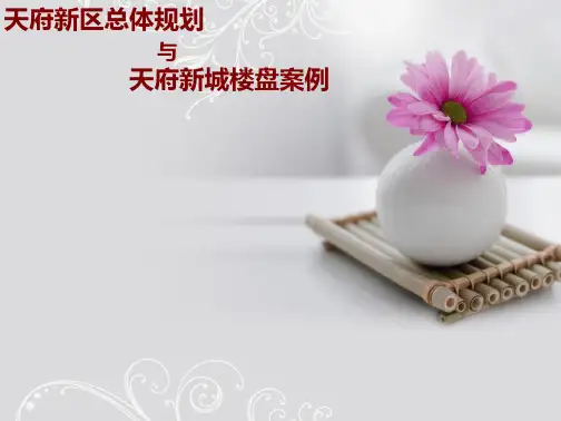 天府新区总体战略规划与天府新城楼盘案例