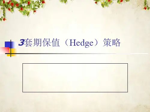 套期保值策略课件(PPT 63页)