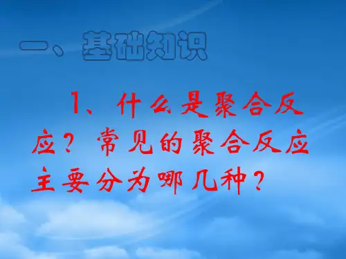 聚合工艺简介