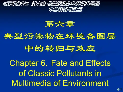 环境化学课件-南开大学-孙红文博导-最新版本08-第六章知识讲解