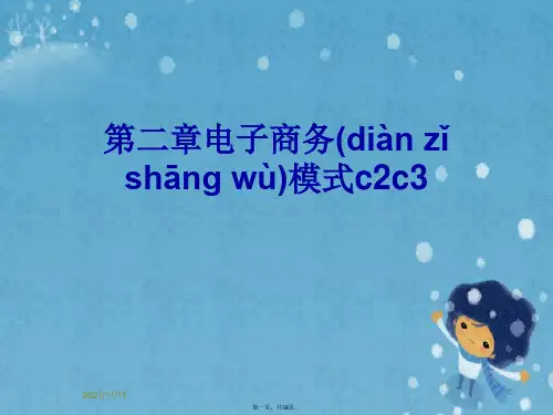第二章电子商务模式c2c3