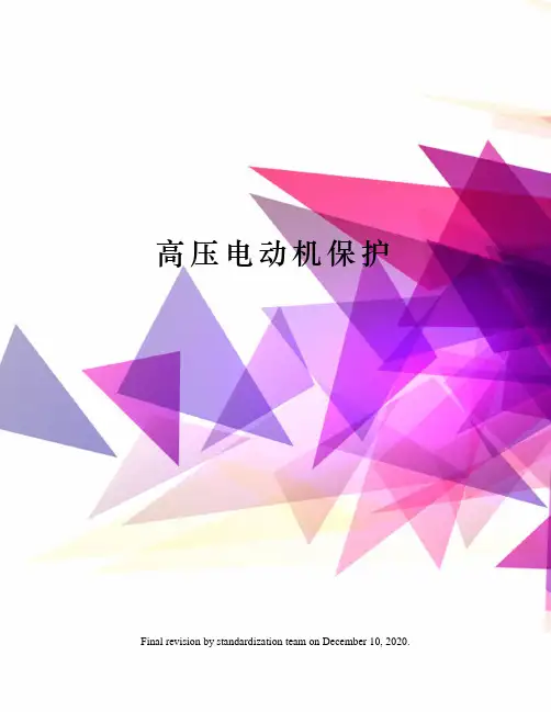 高压电动机保护