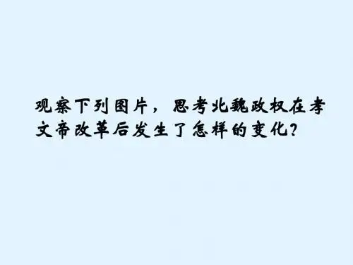 3.3课促进民族大融合