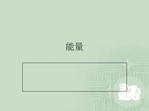 三大产能营养素
