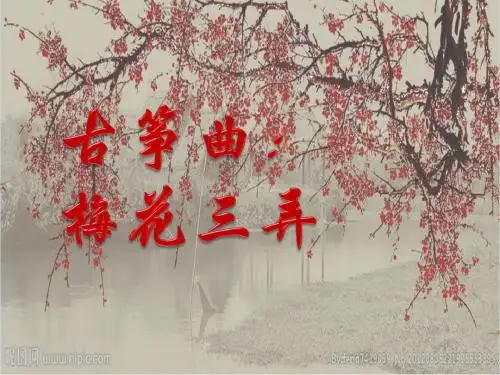 梅花三弄