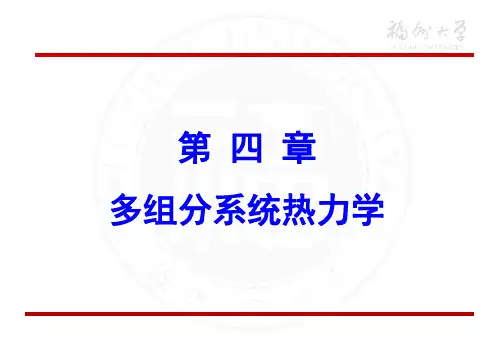 多组分系统热力学ok