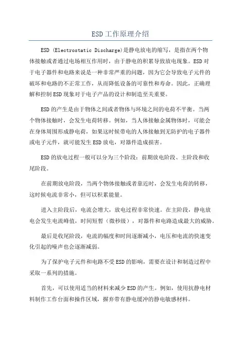 ESD工作原理介绍