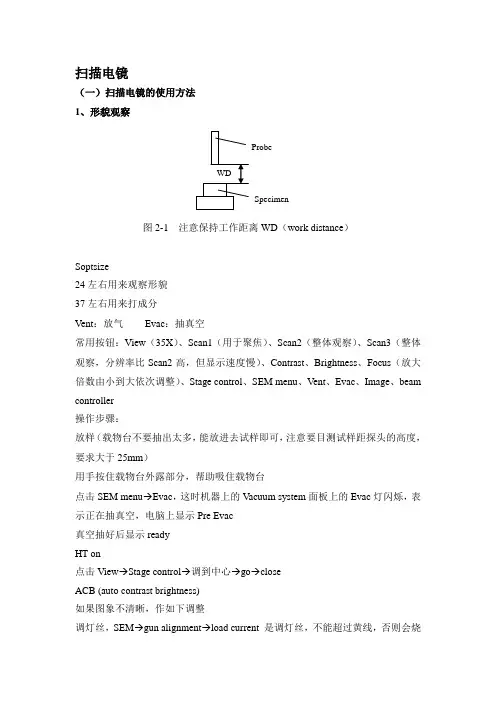 扫描电镜学习资料