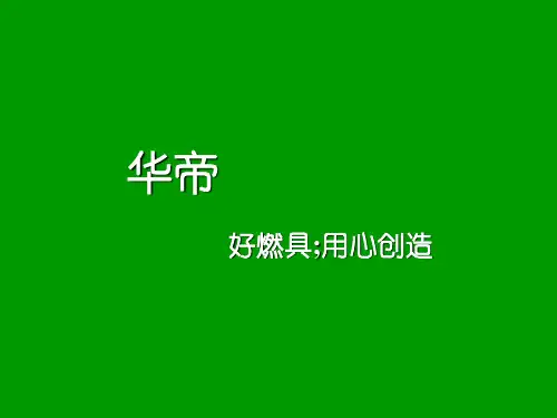 华帝燃具品牌核心概念及广告推广策略文案NXPowerLite