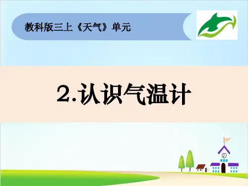 教科版《认识气温计》PPT课件1