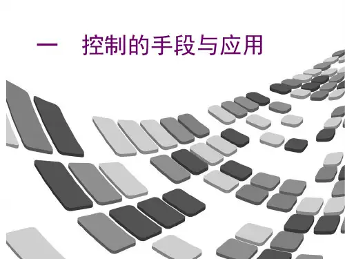 通用技术控制的手段与应用文档资料