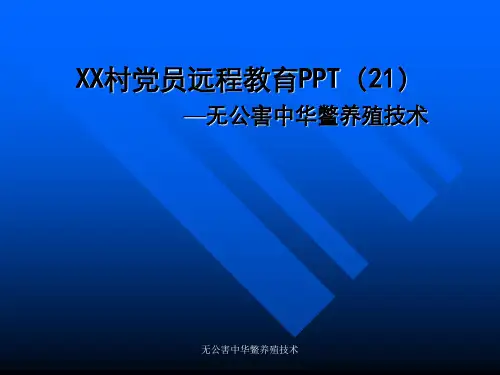 无公害中华鳖养殖技术