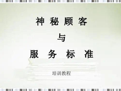 服务标准手册