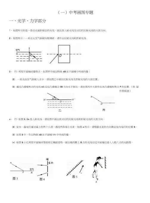2018中考物理画图专题.docx