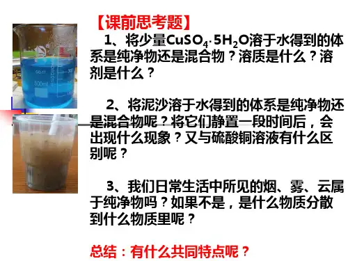 胶体的聚沉