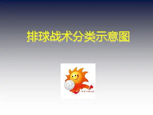 排球战术分类示意图课件-高中体育与健康人教版必修第一册